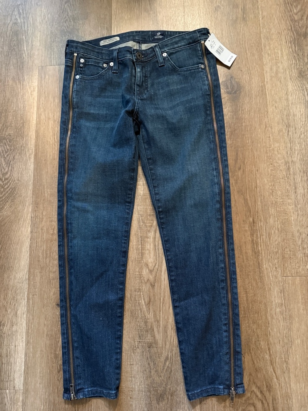 AG The Zip-Up Legging Ankle Skinny Ankle Zip Jeans Size 27 NWT